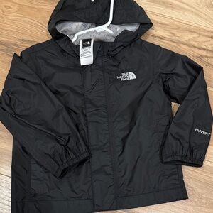 The North Face Kids Black Raincoat